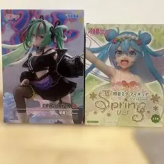 【未開封】初音ミク FIGURIZMα & Spring ver.2点セット