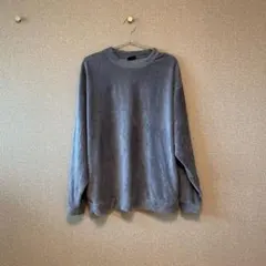 ワークマン　グレー ブルー トレーナー　Mサイズ