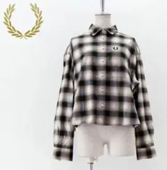 FRED PERRY フレッドペリー レディース ブラッシュドチェック シャツのサムネイル