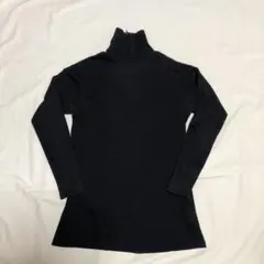 【LAUTREAMONT】ブラックタートルネック長袖トップス