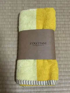 新品未使用 L'Occitane リバーシブルバスタオル イエロー