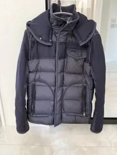 高級モンクレールダウン⭐︎ウール×ナイロン×レザーLAUTERAARHORN 