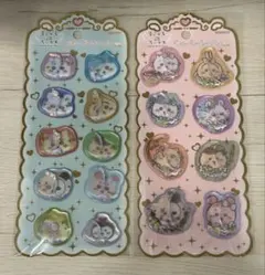 【即日発送】まじかるちいかわ ウォーターシール みんな おかお 2種セット