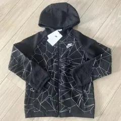 新品　Nike ナイキ　子供用 パーカー 150サイズ ブラック　裏起毛