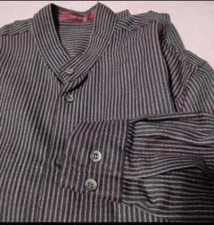 メンズ　秋冬物シャツ毛100%　日本製　ウォッシャブル