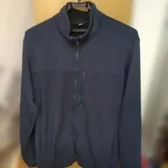 ユニクロ　フリースジャケット　ネイビー