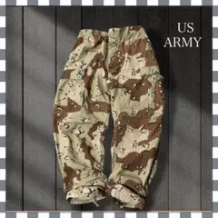 7143/US ARMYウッドランド迷彩ミリタリーカーゴパンツダブルニーL/R