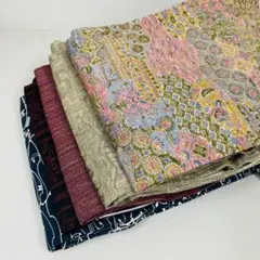 [まとめ売り] 紬16枚セット　リメイク　ハンドメイド　素材　塩沢　おまとめ　絣 まとめ売り] 紬16枚セット リメイク ハンドメイド おまとめ 紬