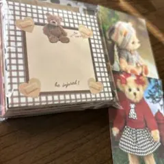 ①バラメモおすそ分け　ティディベア多数アメキャラ等　80種×2枚ずつ+素材紙2枚