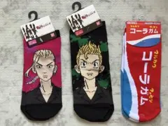 アニメキャラクターソックス 23-25cm ３足セット