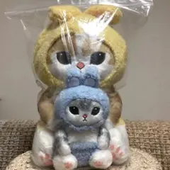 モフサンドぬいぐるみ　うさぎにゃん２つセット　アミューズメント景品　未使用品