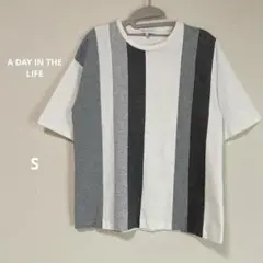 UNITED ARROWS ユナイテッドアローズ　ストライプメンズTシャツ S