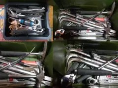 工具いろいろまとめ売りVICTOR、KTC、TOP、イズミ電気工事士ロブスター 