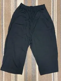 【※購入は3/30まで】Samansa Mos2 黒 ワイドパンツ