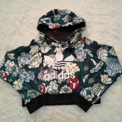 adidas アディダス　オリジナルス　フラワープリント パーカー　美品