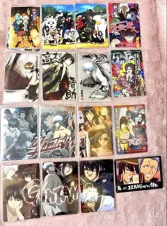 【美品】 銀魂 カードガム メタリック 3年Z組銀八先生 他 人気 16枚セット