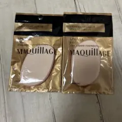 MAQuillAGE スポンジパフ リキッドファンデーション用 2個セットのサムネイル