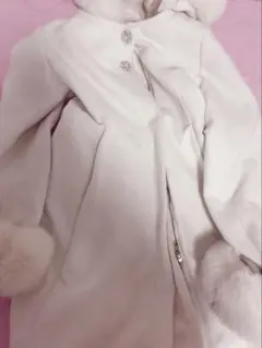 ☆ダチュラ☆DaTuRa☆デコぐるみコート☆デコグルミ☆オフホワイト 