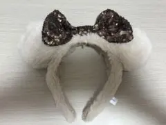 【匿名配送】ディズニー　カチューシャ　ふわふわ　ミニー