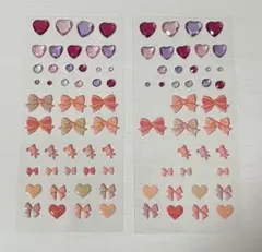 メゾピアノ　コロンちゃん　リボン　ぷくぷくシール　当時物　平成レトロ