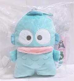 サンリオキャラクターズ パステルカラーがま口ポーチ ハンギョドン ぬいぐるみ