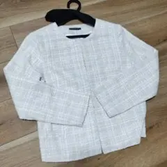 ホワイト系 テーラードジャケット
