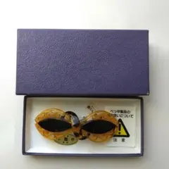 本べっ甲バレッタ ラクト併用 リボンモチーフ【新品未使用】