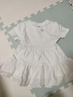 新品未使用！GAP ホワイト 半袖ワンピース 100cm 3歳