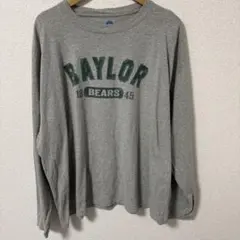 US古着 カレッジロゴ BAYLOR BEARS カレッジ長袖カットソー グレーのサムネイル