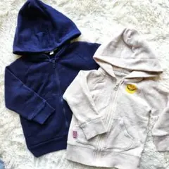 最終【90】BREEZE 無印良品 フード パーカー 男の子 女の子