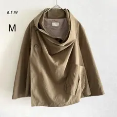 a.r.w ARROW アロー ジャケット 変形 アシンメトリー ブラウン Mのサムネイル
