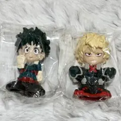 ヒロアカ 緑谷出久 爆豪勝己　指人形　2体セット