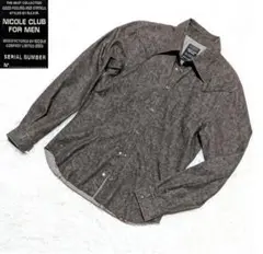 ✨美品✨NICOLE CLUB FOR MEN✨ 長袖シャツ 48（L相当）