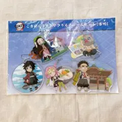 集合 ご当地イラスト香川 アクリルチャーム 5個セット 鬼滅の刃 全集中展