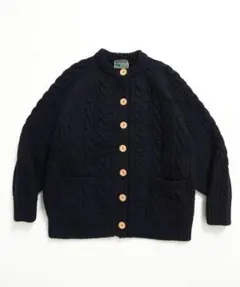 【極美品】フリークスストア ネイビー ケーブルニットカーディガン