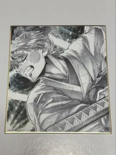 鬼滅の刃　全集中展　提供イラストランダム複製ミニ色紙　　我妻善逸