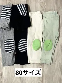 ユニクロ　リブレギンス　80 6枚セット