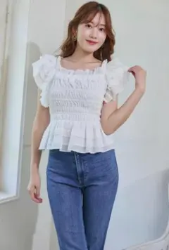 La Plage Peplum Top misty pink 店舗限定カラー S - メルカリ