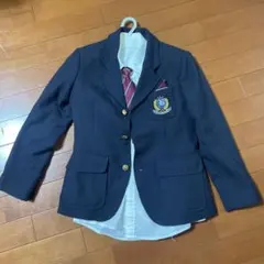 140cm ネイビー ブレザー ネクタイ付き