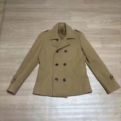 Lui's キャメル ウール ピーコート