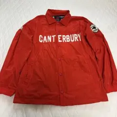 CANTERBURY カンタベリー コーチジャケット ジャンパー メンズ 赤