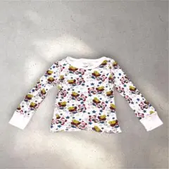ヒステリックミニ　総柄　ロンT 長袖　ピンク　90