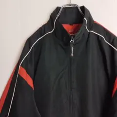 チャンピオン ナイロンジャケット ハーフジップ バイカラー ラグラン