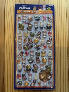 APITA購入　正規品　ズートピア ボンボンドロップシールミニ ディズニー