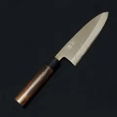 和包丁 出刃包丁 モリブデン鋼 朴八角柄 口輪水牛 仙助 180mm 46