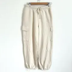 UNIQLO ユニクロ　スウェットパンツ　カーゴパンツ　ホワイト　カジュアル