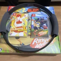 リングフィットアドベンチャー フィットボクシング2 リングコン 箱付き