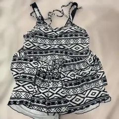 beautyshow 幾何学模様　水着　4点セット