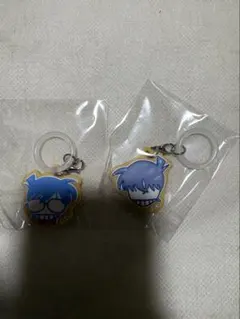 名探偵コナン マーカーチャーム クッキー風 江戸川コナン 工藤新一 2個セット