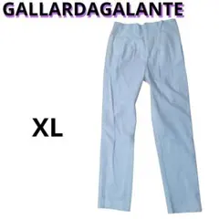 新品 GALLARDAGALANTE 白 プリーツ入りカジュアルパンツ ホワイトのサムネイル
